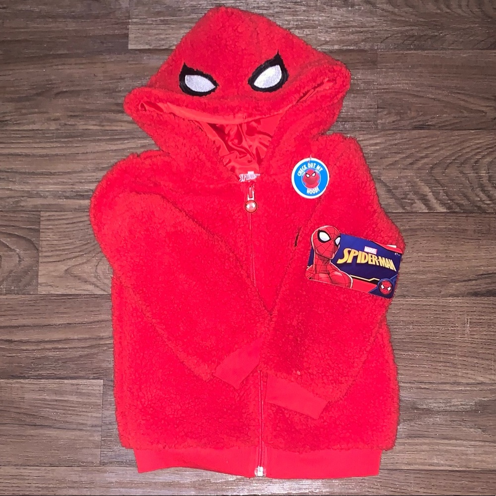 Toddler Boy’s Spider-Man Zip-up Sweater